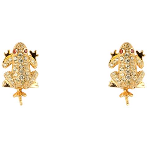 Gioielleria Jla-ear-frog6. Pendente, Colore Oro. Donna. - In ordine - Foto 2