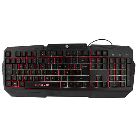 Pack gaming DeepX-Wing 2 tastiera Mouse incluso USB QWERTY Spagnolo Nero - Foto 2