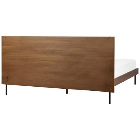 Letto Matrimoniale Marrone Scuro 180 X 200 Cm Libermont - Foto 2