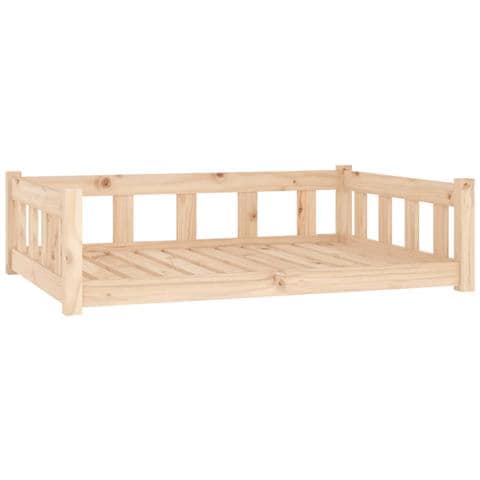 Cuccia per Cani 105,5x75,5x28 cm in Legno Massello di Pino - Foto 1