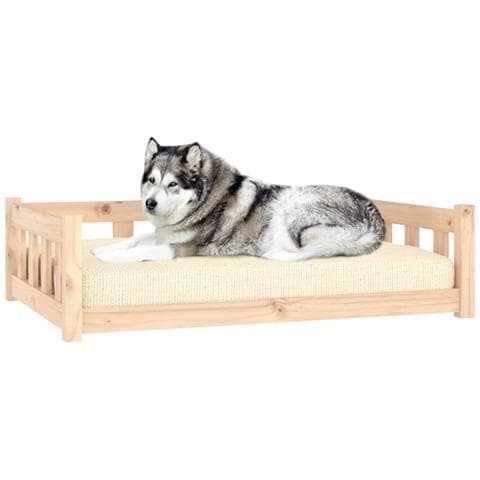 Cuccia per Cani 105,5x75,5x28 cm in Legno Massello di Pino - Foto 2