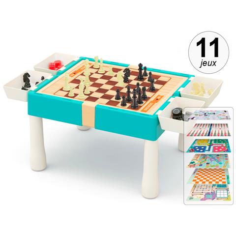 Tavolino Multi-gioco Magnetico Con 11 Versioni, Blu - Foto 1