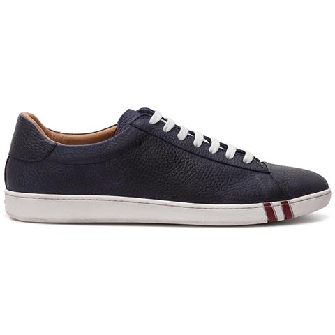 Scarpe Da Ginnastica In Pelle Blu - Eu45/us12 - Foto 1