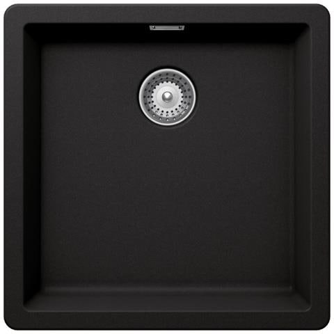 VASCHE BROOKLYN N100U NERO ASSOLUTO 13 Lavello montato su piano Rettangolare - Foto 1