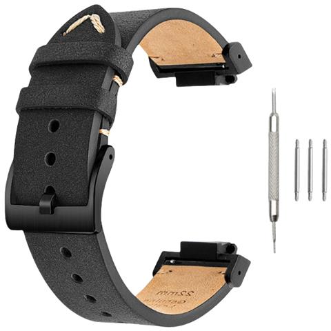 Cinturino Orologio In Vera Pelle Per Casio G-shock Dw-5600/gwb5600/ga-2100 Black + Black - Foto 1