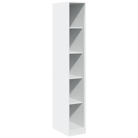 Armadio Bianco 30x50x200 Cm In Legno Multistrato - Foto 2