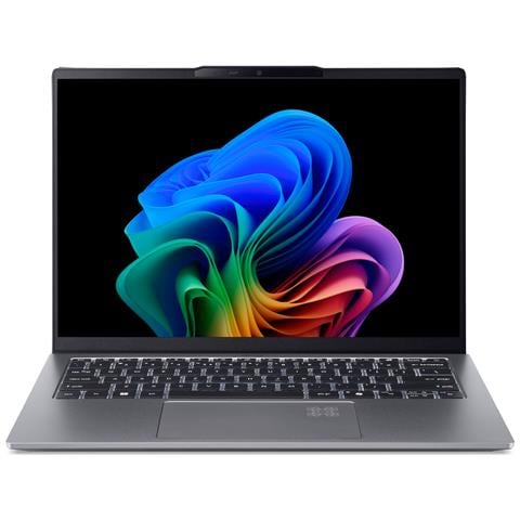 Swift Go 14 AI SFG14-64-R14C AMD Ryzen AI 7 PRO 350 Computer portatile 35,6 cm (14") WUXGA 16 GB LPDDR5x-SDRAM 512 GB SSD Wi-Fi 7 (802.11be) Windows 11 Home Tedesco Argento - Foto 1