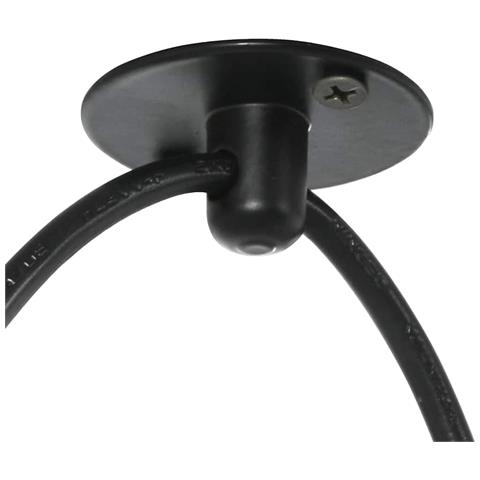 Lampada a Sospensione con 5 Portalampada E27 in Metallo Nero - Foto 9