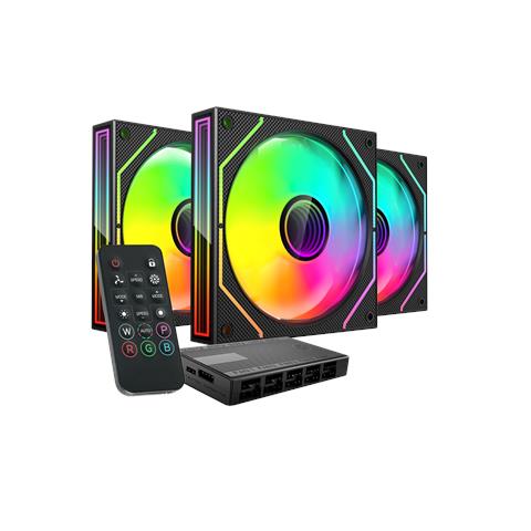 MF3DPROKIT sistema di raffreddamento per computer Case per computer Ventilatore 12 cm Nero - Foto 1