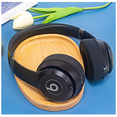Cuscinetti Auricolari Di Ricambio In Silicone Per Cuffie Bluetooth Beats Solo 4 Black - Foto 5