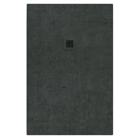 Piatto Doccia In Marmoresina 120x70 Cm Effetto Petrolio Scuro Belgio - Foto 1