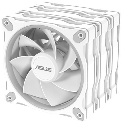 Ventole ARGB Prime MR120 Fan ARGB Reverse 12 cm Kit 3 Pezzi Case PC Colore Bianco - Foto 2