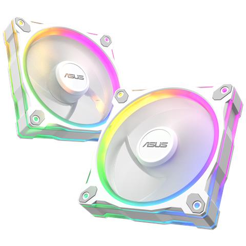 Ventole ARGB Prime MR120 Fan ARGB Reverse 12 cm Kit 3 Pezzi Case PC Colore Bianco - Foto 18
