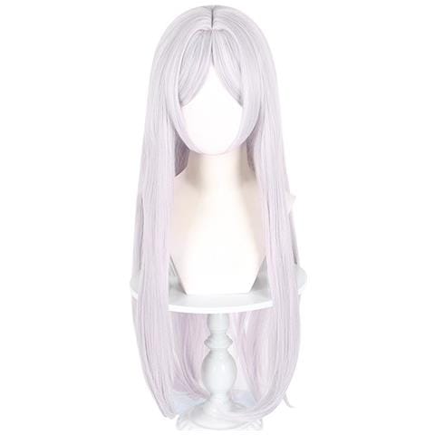 Parrucca Cosplay Argento - Fibra Ad Alta Temperatura, Giochi Di Ruolo Anime, Parrucca Per Feste - Foto 1