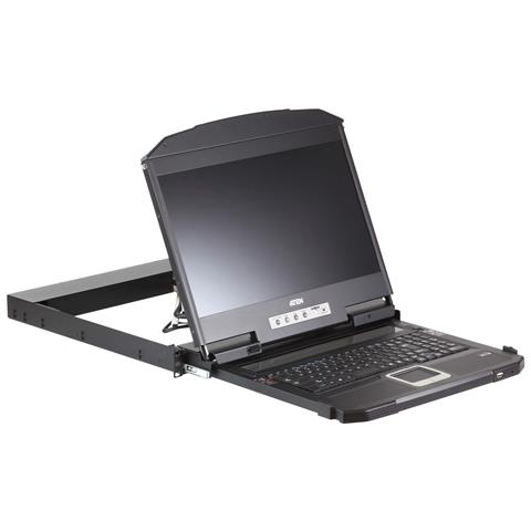 CL3800NW console a rack 47 cm (18.5") 1920 x 1080 Pixel Metallo, Plastica Nero 1U - Foto 2