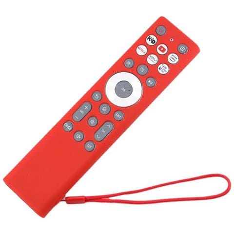 Custodia Protettiva In Silicone Compatibile Con Telecomando Tv Hisense Erf6f80h - Antiscivolo, Antiurto Red - Foto 1