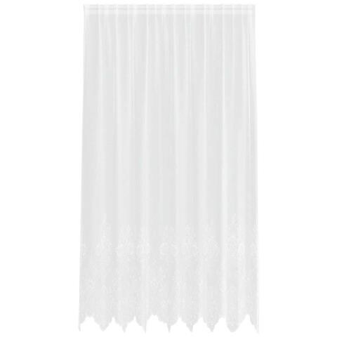 Tende con tende Floreale Bianco 200 x 200 cm Poliestere - Foto 1