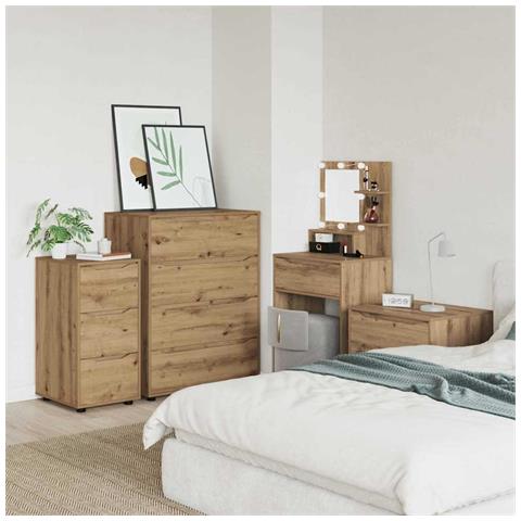 Armadio Rovere artigianale 40 x 48 x 81 cm Legno multistrato - Foto 2