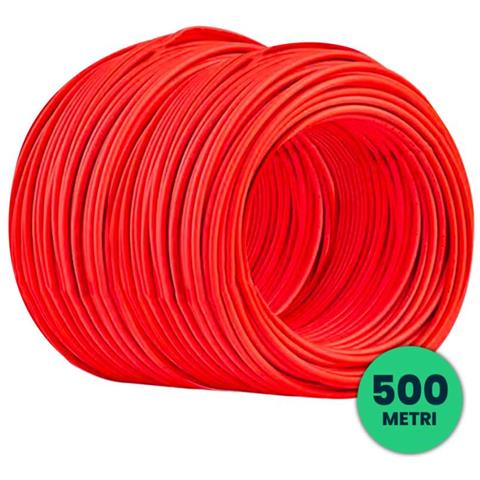 Cavo Solare 4 mmq Colore Rosso 500 Metri, colore Rosso - Foto 1