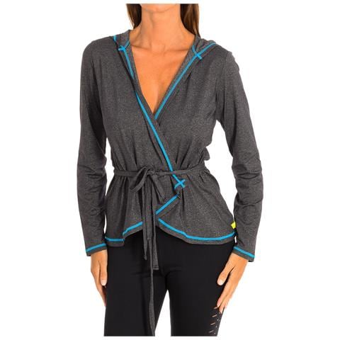 Giacca Sportiva Con Cappuccio A Maniche Lunghe Da Donna Z1t00503 - Foto 1