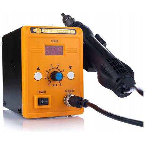 Stazione Saldante Hot-air 858d Set - 700w, 3 Ugelli, Regolazione Temperatura 100-500°c | Saldatura E Riparazione Plastica - Foto 2
