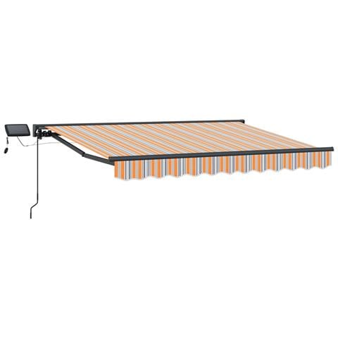 Cornice per Tenda Manuale con LED Blu e Arancione 3 x 2,5 m - Foto 1