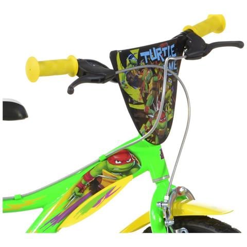 Bici Da Bambino Misura 16'' Art. 616-mnt Bicicletta Turtles Da Bimbo Linea Tartarughe Ninja - Foto 2