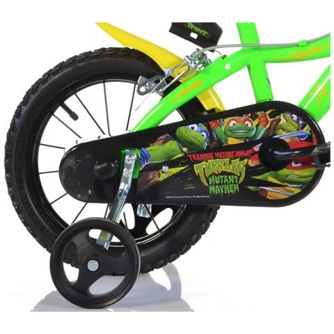 Bici Da Bambino Misura 16'' Art. 616-mnt Bicicletta Turtles Da Bimbo Linea Tartarughe Ninja - Foto 3