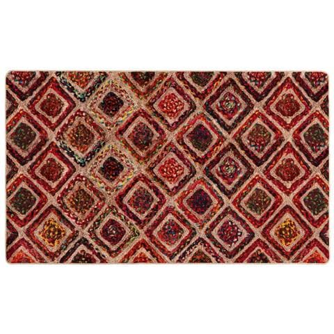 Runner Tappeto MARSA Multicolore 80 x 100 cm Poliestere e PVC - Foto 1