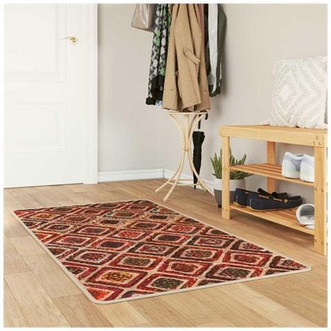 Runner Tappeto MARSA Multicolore 80 x 100 cm Poliestere e PVC - Foto 2
