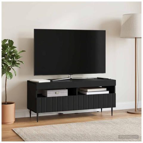 Mobile TV LED Nero Legno ingegnerizzato - Foto 2