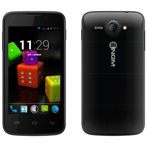 Shake 4 GB 3G Dual Sim Display 4" WVGA Slot Micro SD Fotocamera 8 Mpx Android Italia Nero - Foto 5
