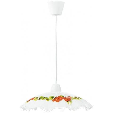 Lampadario moderno da interno cm 42 bianco con frutti - Foto 6