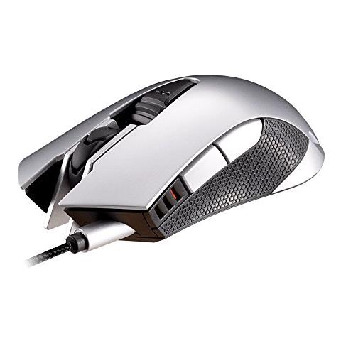Mouse Gaming USB 530M Ottico 6 Tasti 5000 DPI Retroilluminato Color Argento - Foto 1