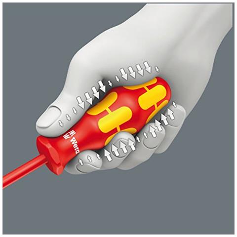 165 i PZ / S VDE Giravite Isolato per viti PlusMinus (Pozidriv / a taglio), PZ / S # 1 x 80 mm - Foto 2