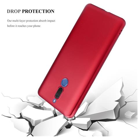 Custodia Compatibile Con Huawei Mate 10 Lite In Rosso Metallico - Coperchio Protettivo In Silicone Tpu Flessibile - Foto 9