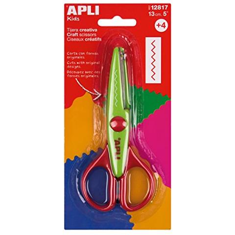 Bambini Forbici Creativi A Zigzag Con Lama Di 13 Centimetri 4+ Anni Colorato Verde 012 817 - Foto 1