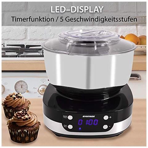 Km-800w Black - Robot Da Cucina In Acciaio Inox, 5 Litri - Foto 2