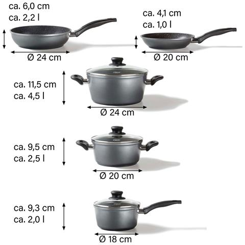 Set Di Pentole Da Cucina 8pz - Foto 7