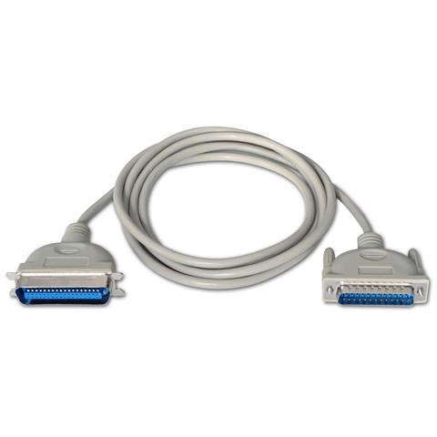 10.13.0102, VGA (D-Sub) , IEEE1284, Maschio / maschio, Grigio, Sacchetto di politene - Foto 1