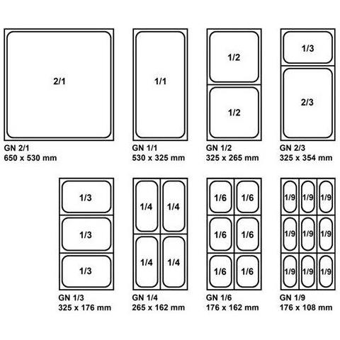 Bacinella Gastronorm 1/1 H100 In Polipropilene Qualità Professionale - Foto 5