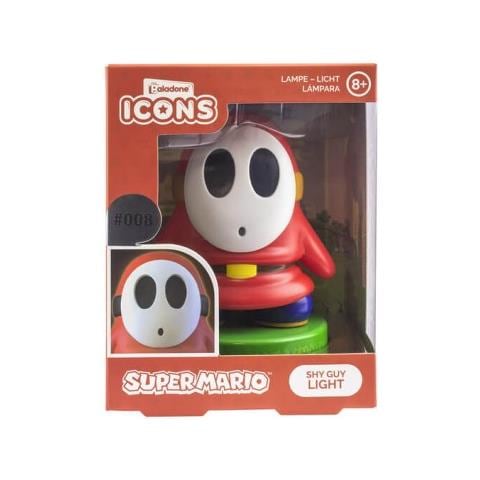 Lampada Super Mario: Omino Timido Con Maschera (shy Guy) - Icon Light 10 Cm - Paladone - Foto 1
