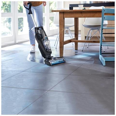 CrossWave C6 Scopa Ricaricabile e Lavapavimenti senza Sacco Potenza 255 W Colore Nero/Blu/Titanio - Foto 2