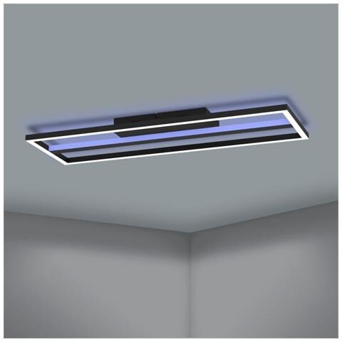 Calagrano-Z illuminazione da soffitto Nero, Bianco LED E - Foto 4