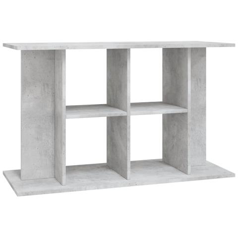 Supporto Acquario 100x40x60 Cm Legno Multistrato Grigio Cemento - Foto 1