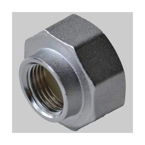 Raccordo Terminale Diritto Cromato 1'' X 3/8 - Foto 1