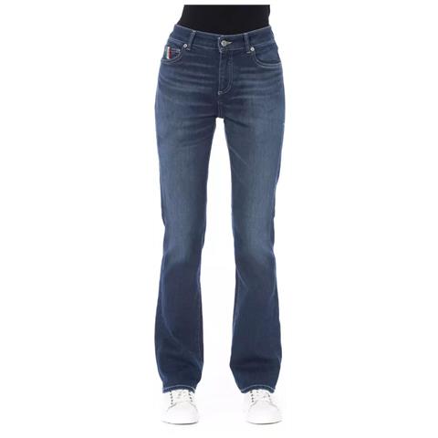 Jeans E Pantaloni In Cotone Blu - W26 - Foto 1