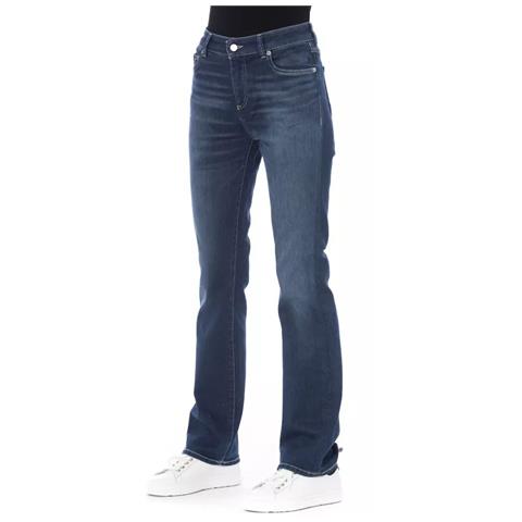 Jeans E Pantaloni In Cotone Blu - W26 - Foto 2