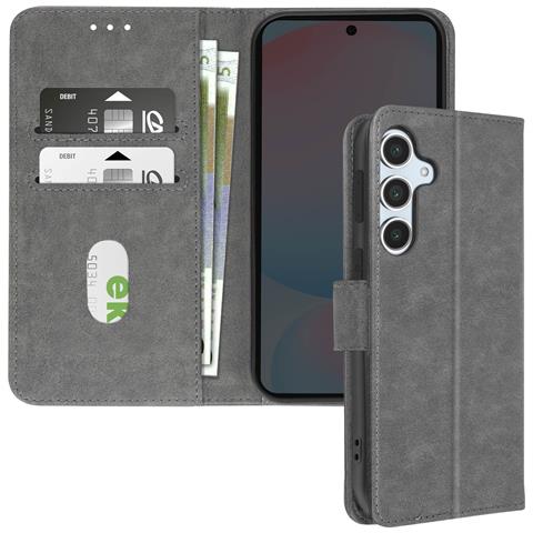 Custodia Per Samsung Galaxy S24 Fe Copertina Portafoglio Stand Video - Foto 1