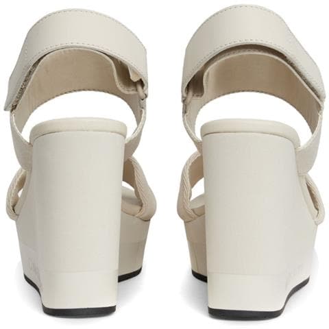 Wedge Sandal Webbing Sandali Sintetico Scarpe Donna Beige Eu 39, Yw0yw01360 0f4 - Foto 3